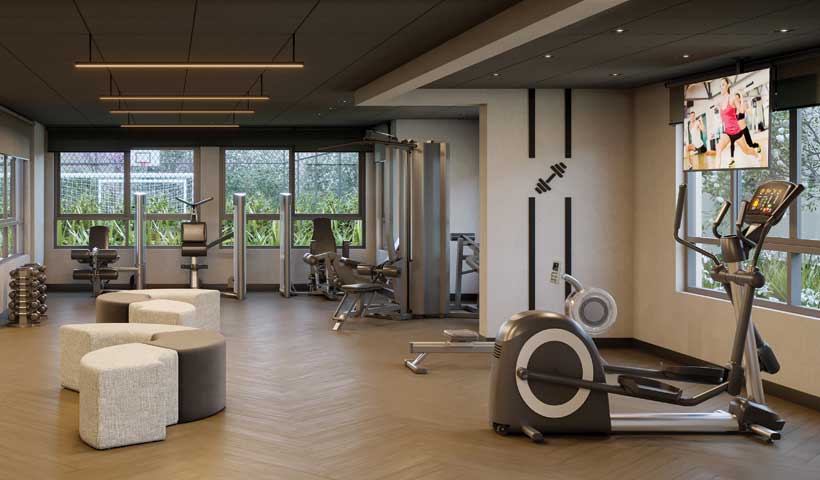 PERSPECTIVA ILUSTRADA DO FITNESS