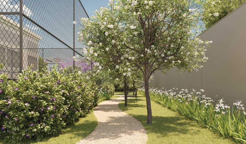 PERSPECTIVA ILUSTRADA DA PISTA DE CAMINHADA