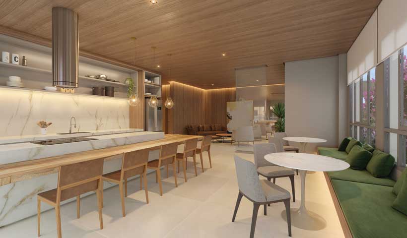 PERSPECTIVA ILUSTRADA DO ESPAÇO GOURMET