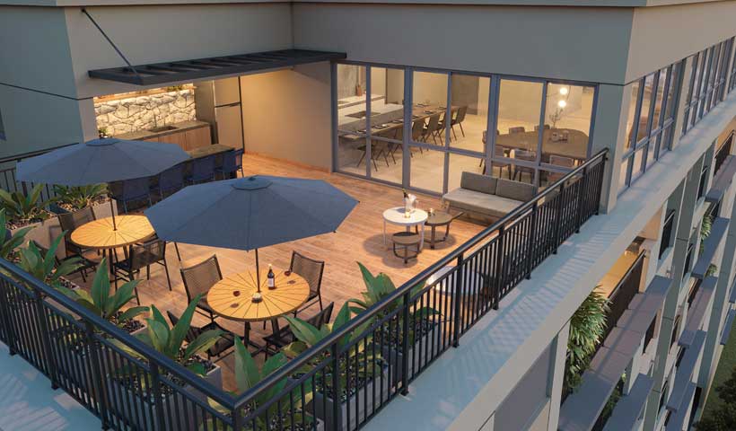 PERSPECTIVA ILUSTRADA DO TERRAÇO GOURMET 02