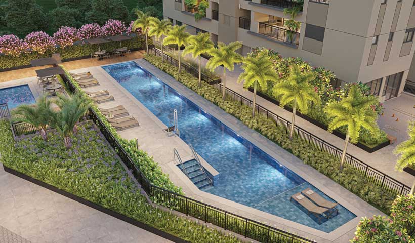 PERSPECTIVA ILUSTRADA DO VOO PISCINA