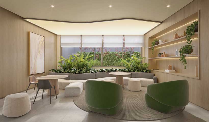 Brooklin Studios by Lindenberg – Perspectiva Ilustrada do Coworking