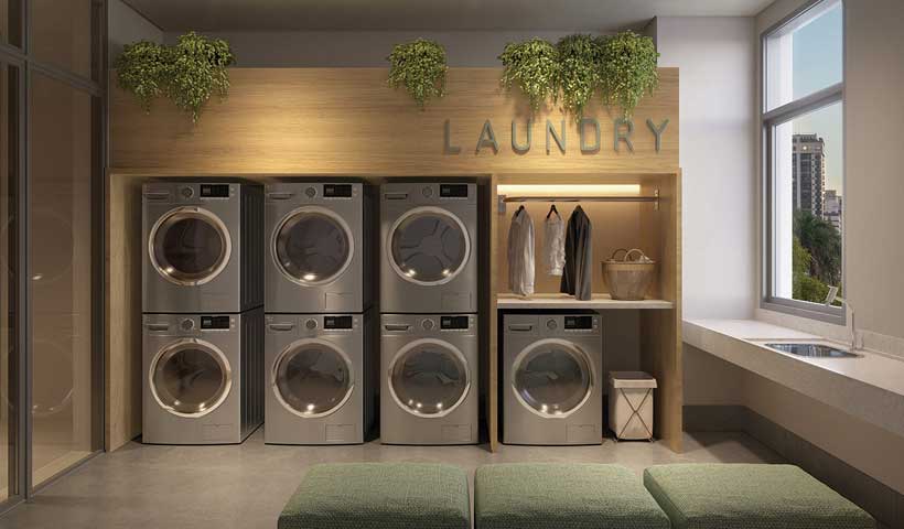 Brooklin Studios by Lindenberg – Perspectiva Ilustrada da Lavanderia