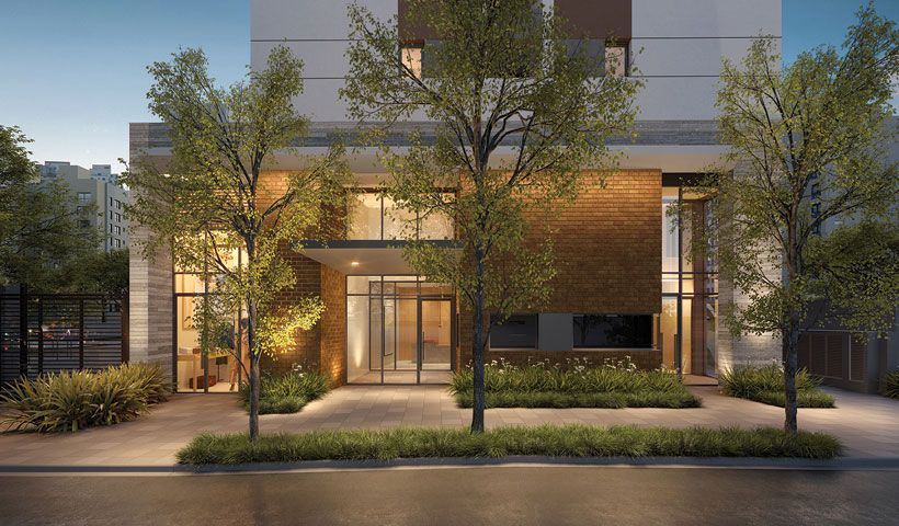 Brooklin Studios by Lindenberg – Perspectiva Ilustrada da Portaria