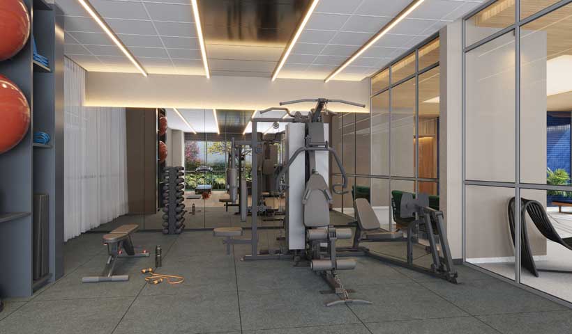 PERSPECTIVA ILUSTRADA DO FITNESS MUSCULAÇÃO