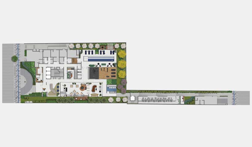 PERSPECTIVA ILUSTRADA DA IMPLANTAÇÃO