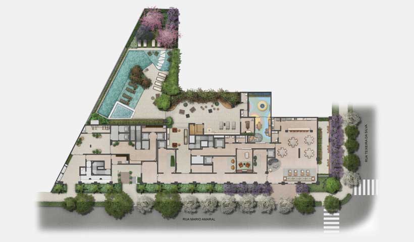 Implantação do térreo