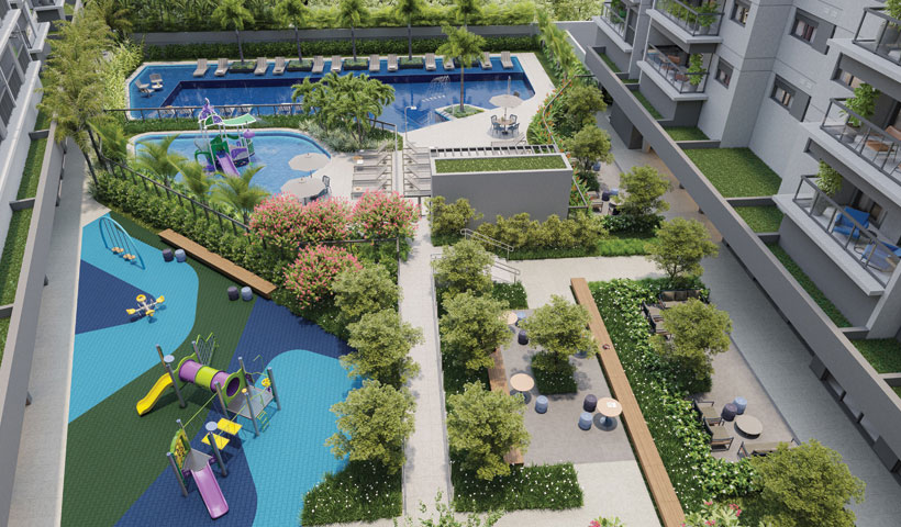 Perspectiva ilustrada do voo lazer