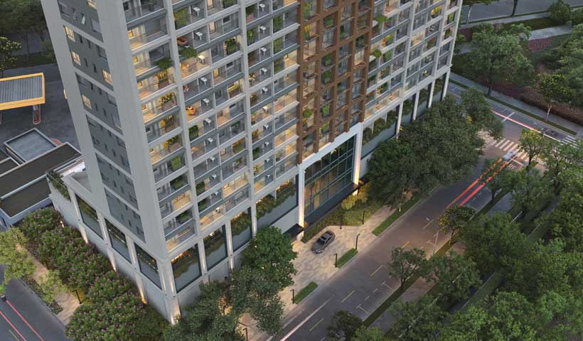 Voo fachada – Perspectiva ilustrada