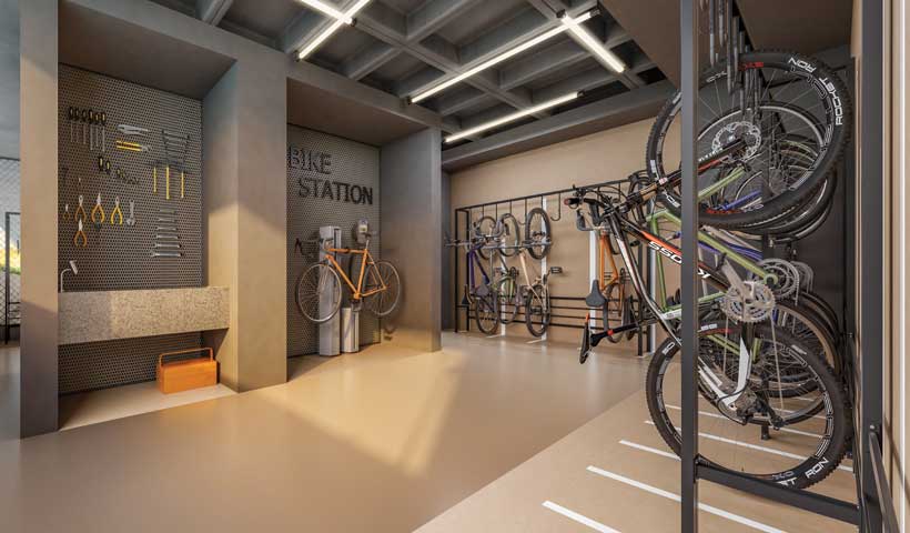 BICICLETÁRIO | Perspectiva ilustrada