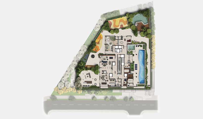 Implantação Lazer – 4° pavimento