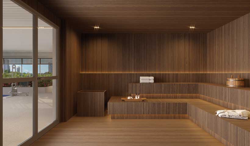 SAUNA | Perspectiva ilustrada