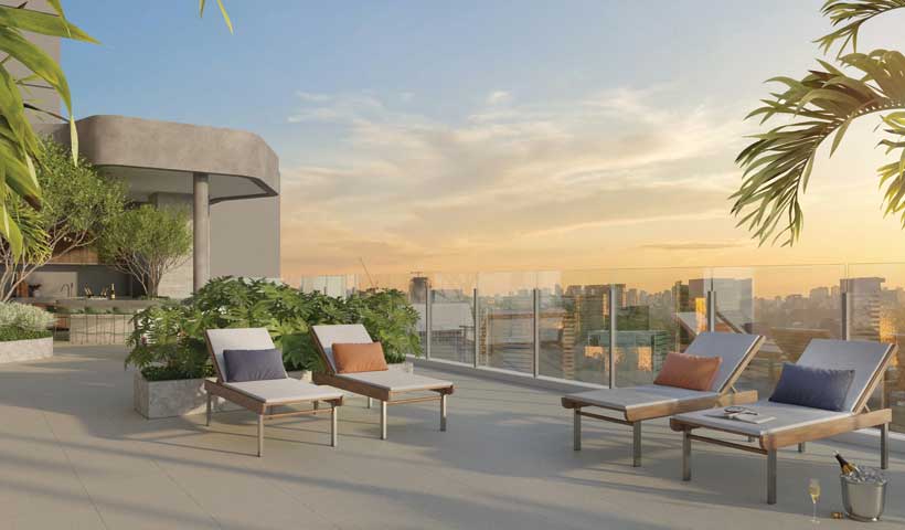 SOLÁRIO ROOFTOP | Perspectiva ilustrada