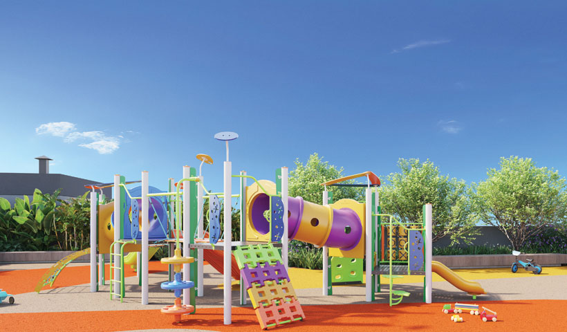 Perspectiva ilustrada do playground