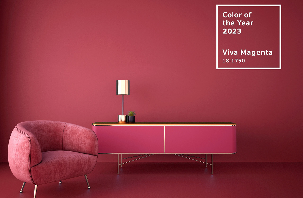 Tudo sobre a Cor Pantone do ano 2023: Viva Magenta