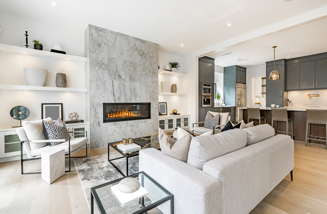Casa com arquitetura e decoração contemporânea