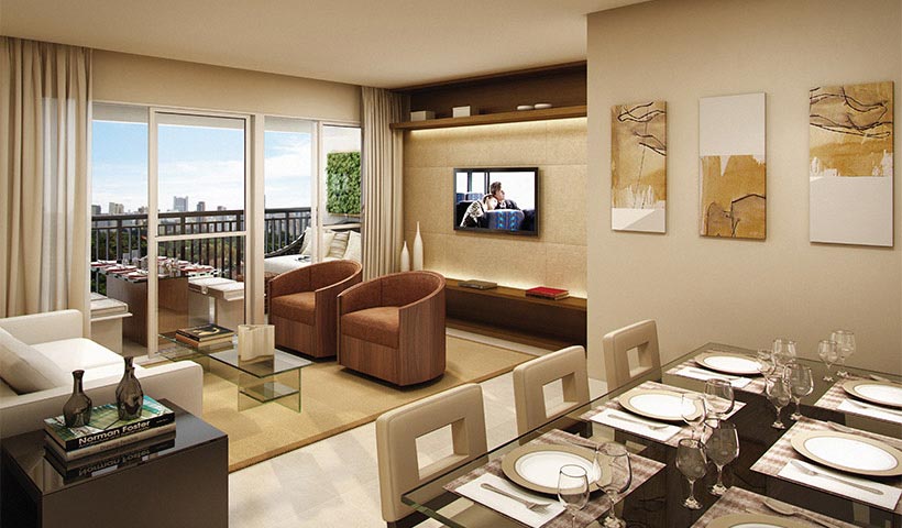 Bosque Ventura – Living de 79 m²