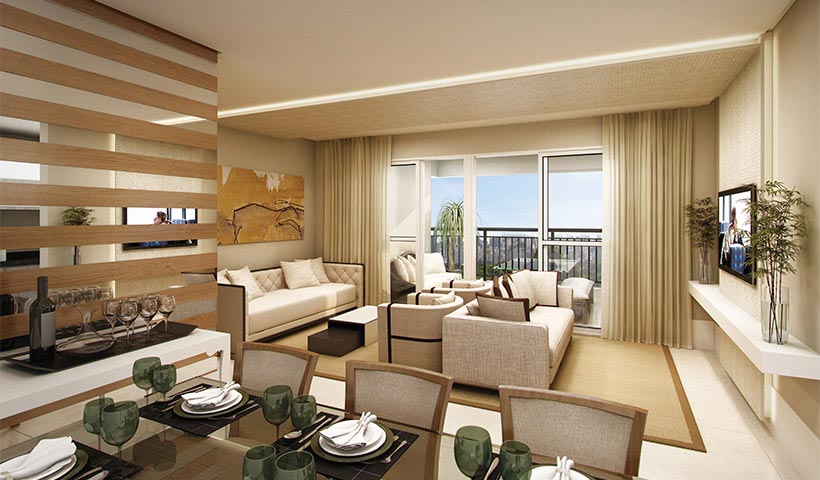 Bosque Ventura – Living de 96 m²