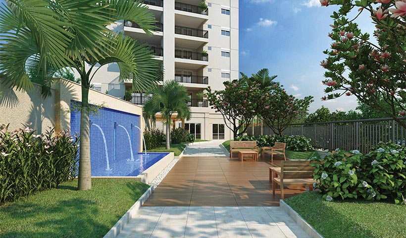 Chácara Cantareira – Praça de chegada