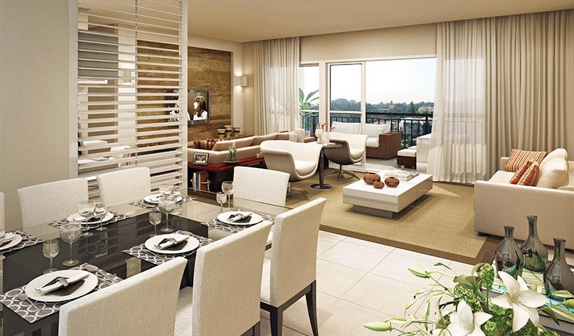 Chateau Monet – Living de 131 m²