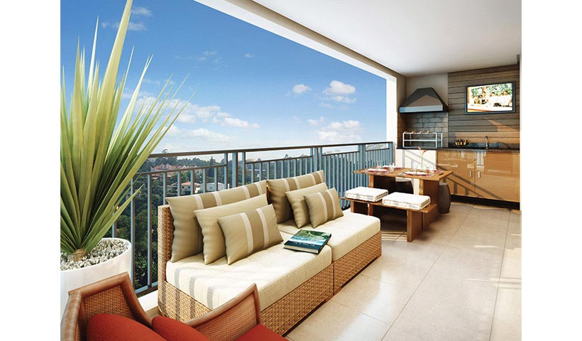 Chateau Monet – Terraço de 105 m²