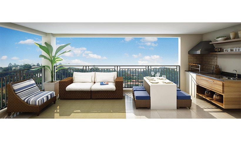 Chateau Monet – Terraço de 131 m²