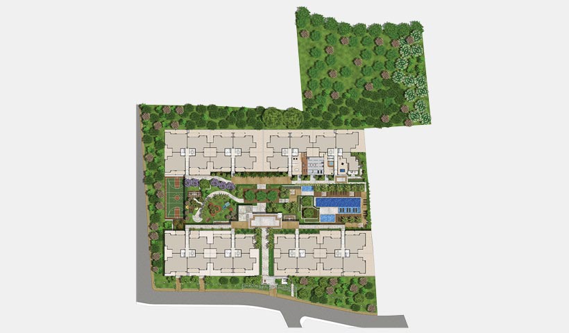 Chateau Monet – Implantação