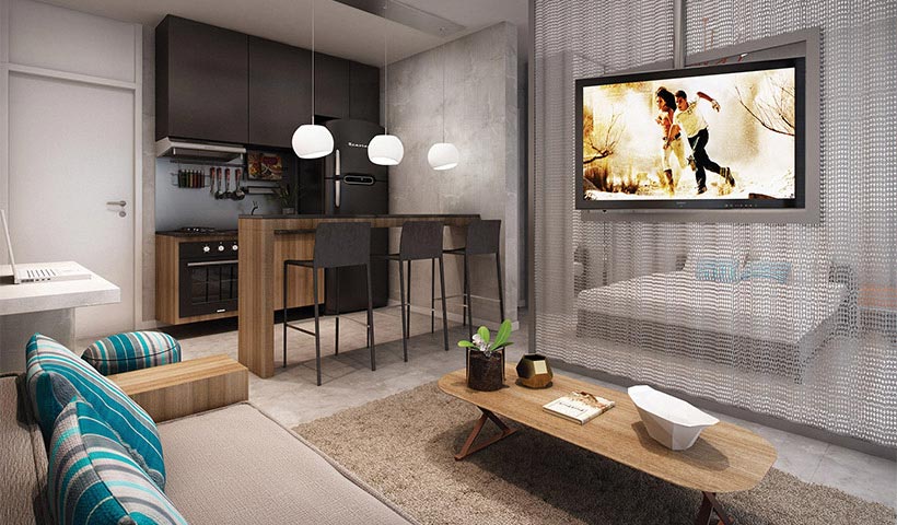 Alameda – Living de 38 m²