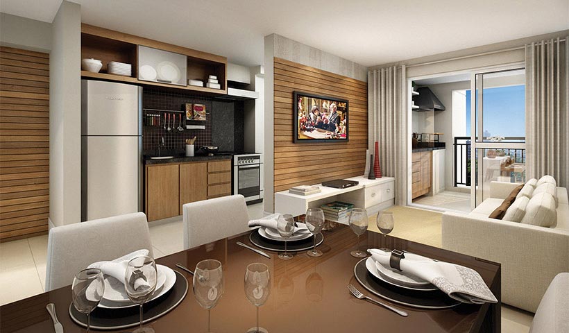 Botânica – Living de 68 m²