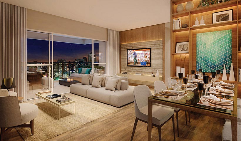 Clima São Francisco – Living de 86 m²