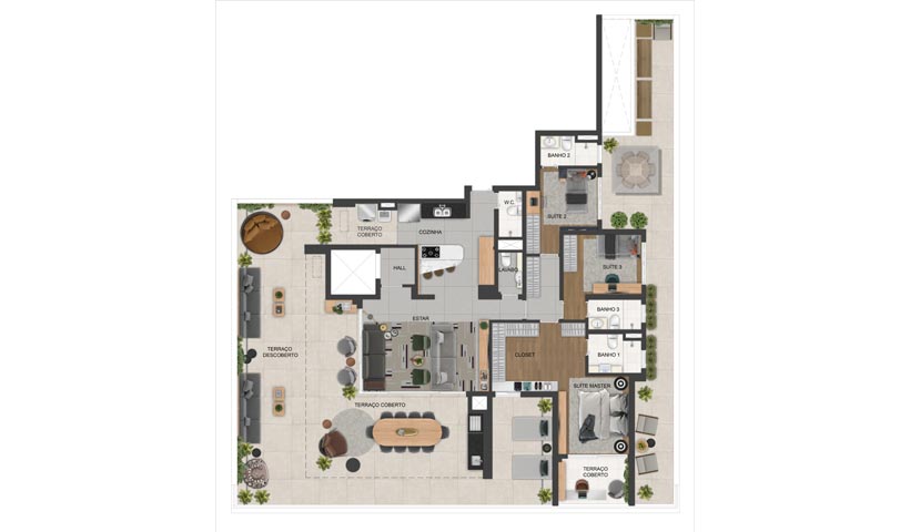 Diogo Ibirapuera - Unidade Garden 283 m²