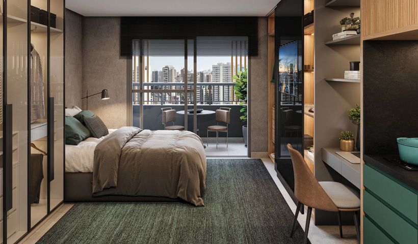 Exalt NR – Studio Não Residencial de 32 m²