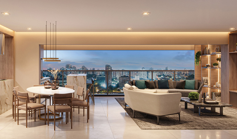 Expression - Living Ampliado Apto. de 169 m²