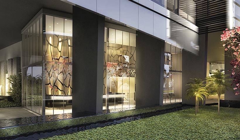 EZ Mark – Fachada com hall de entrada