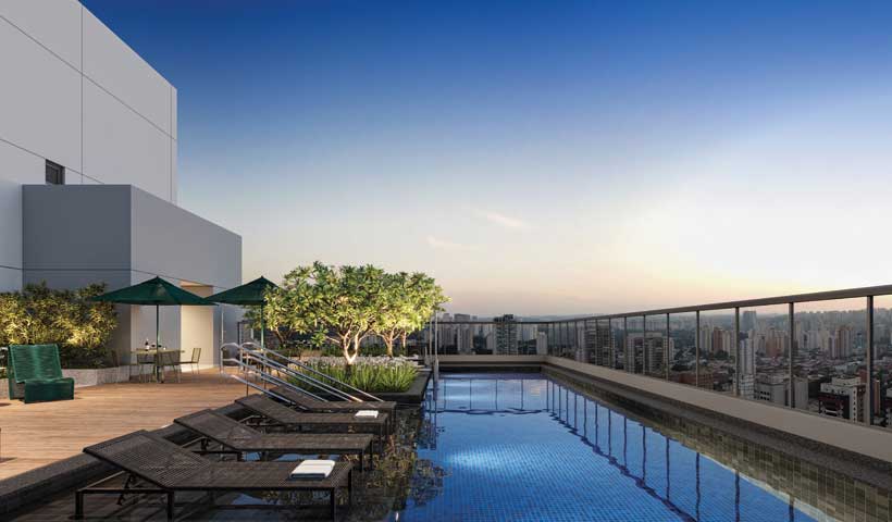 Hub Brooklin – Sky Pool - 27º pav. Rooftop