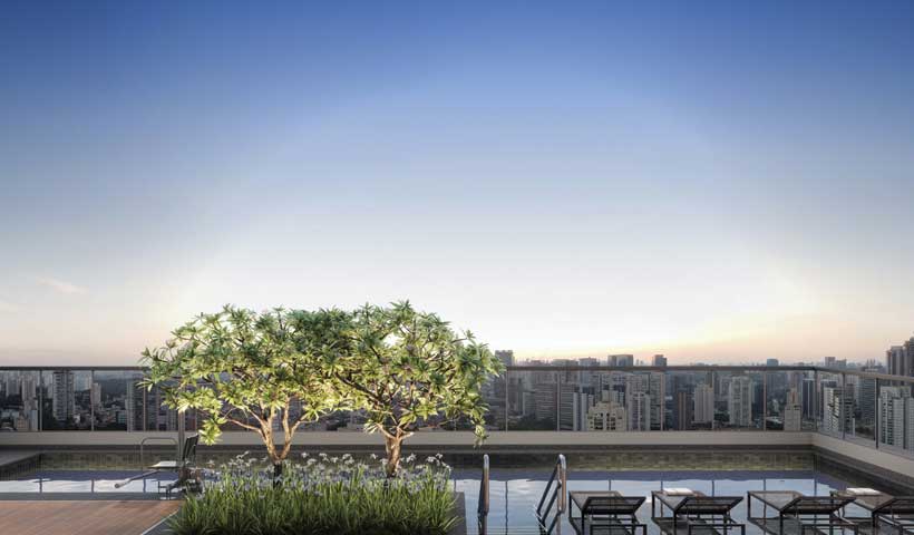 Hub Brooklin – Vista Sky Pool - 27º pav. Rooftop