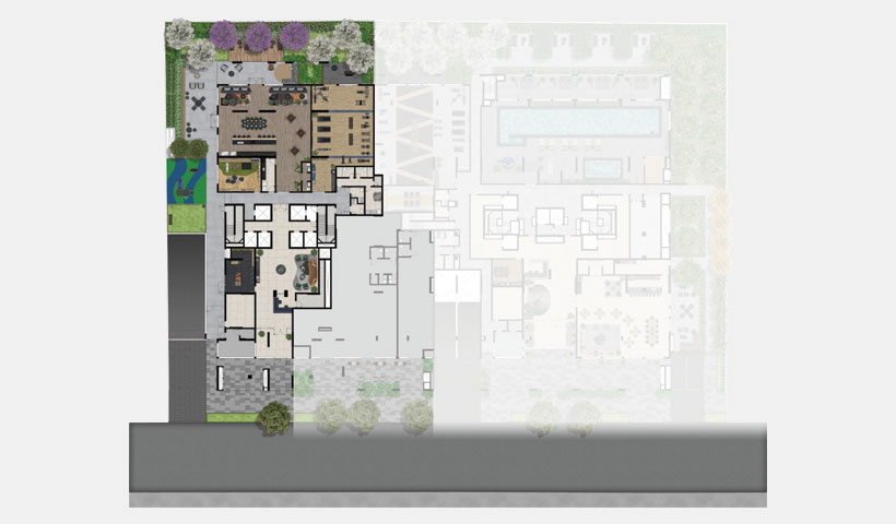 Hub Brooklin - Implantação Térreo