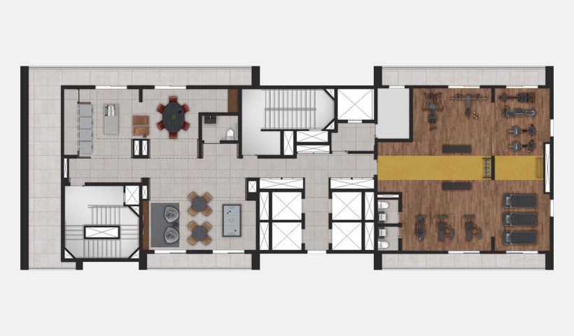 ID Jauaperi - Implantação do Lazer no 14º andar