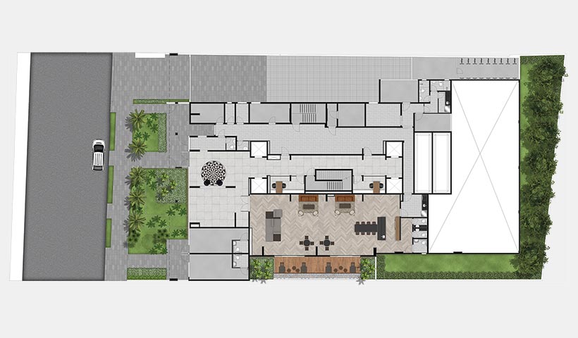 In Design Liberdade – Implantação térreo