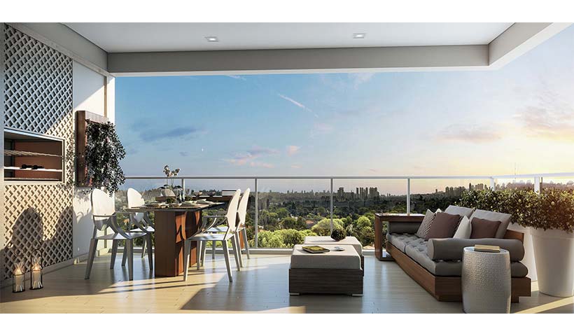 Jardins do Brasil Amazônia – Terraço de 116 m²