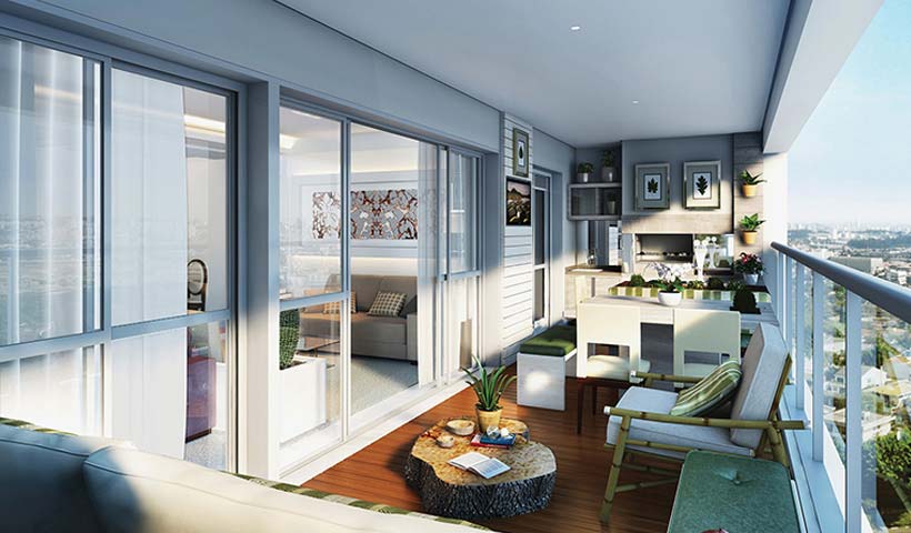 Jardins do Brasil Amazônia – Terraço de 136 m²