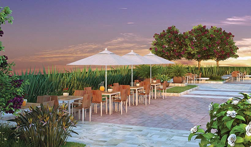 Jardins do Brasil Amazônia – Apoio do salão de festas