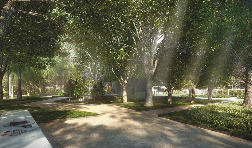 Jardins do Brasil Atlântica – Bosque – Praça central