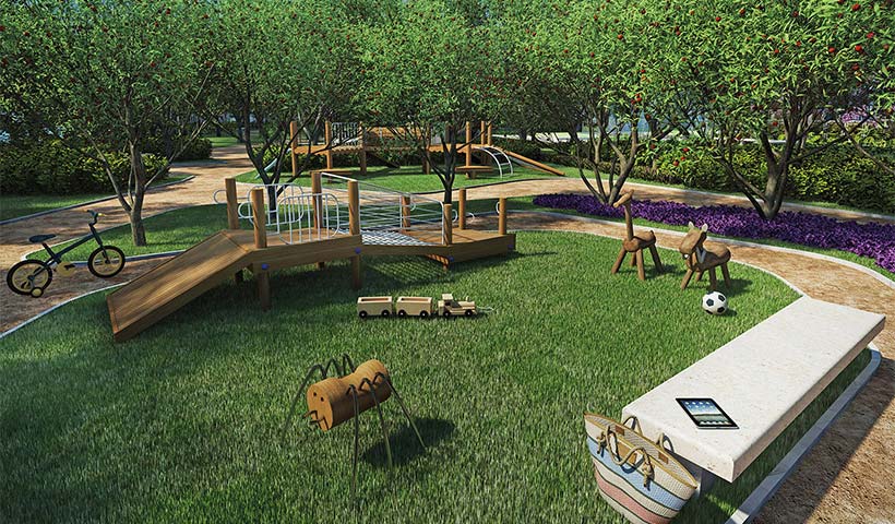 Jardins do Brasil Atlântica – Playground – Praça central