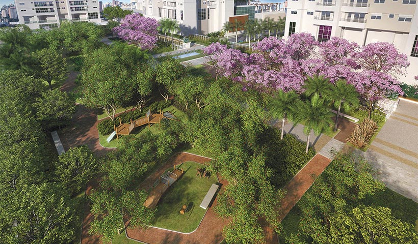 Jardins do Brasil Atlântica – Bosque – Praça central