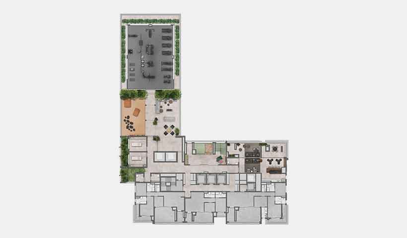 Jota Vila Mariana – VOO LAZER - 11º PAV. - PRAÇA ABERTA