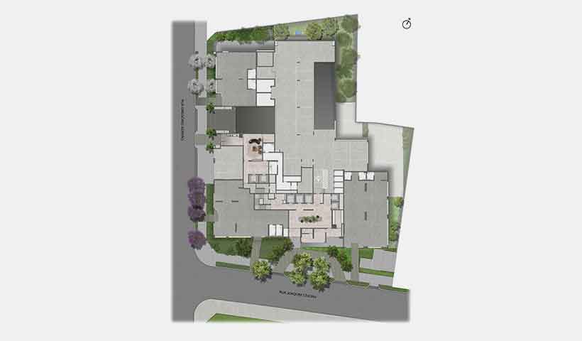 Jota Vila Mariana - Implantação do Térreo