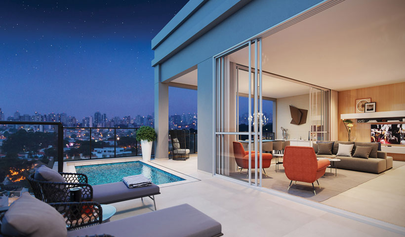 Le Jardin Ibirapuera – Duplex terraço superior