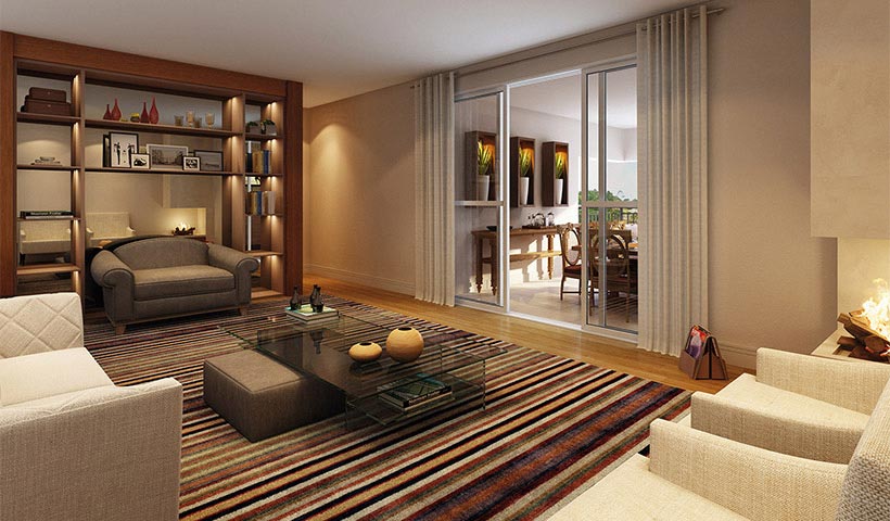Le Premier Campos do Jordão – Estar de 127 m²
