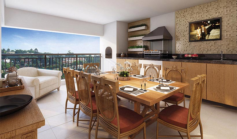 Le Premier Campos do Jordão – Terraço de 127 m²